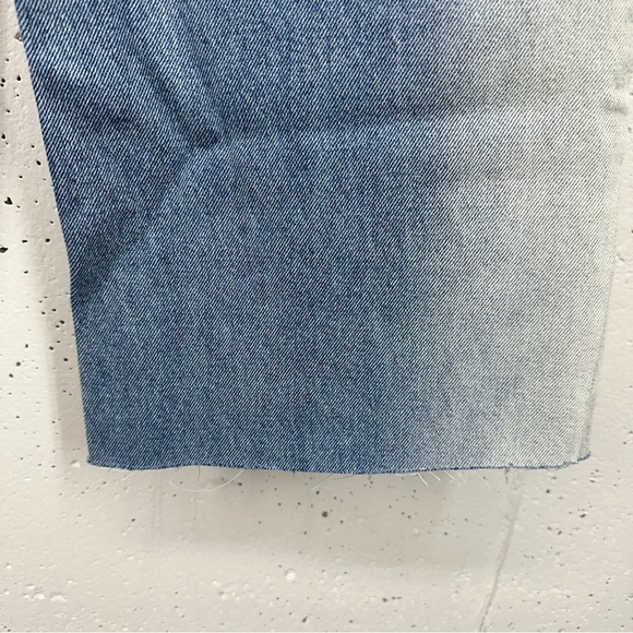 Adika size XS High Wide Leg Raw Hem Ankle Jeans - Picture 8 of 14